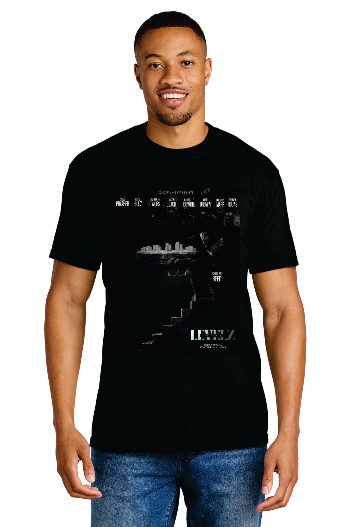 Levelz Black Poster Short Sleeve