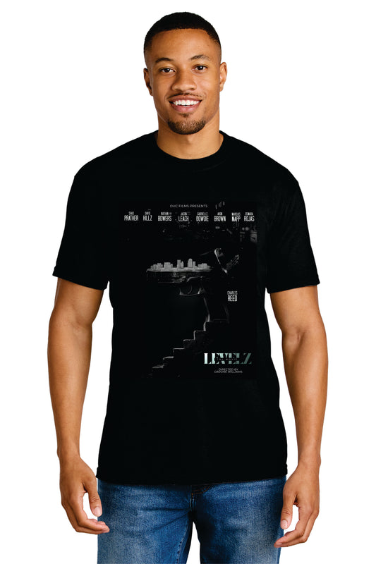 Levelz Black Poster Short Sleeve